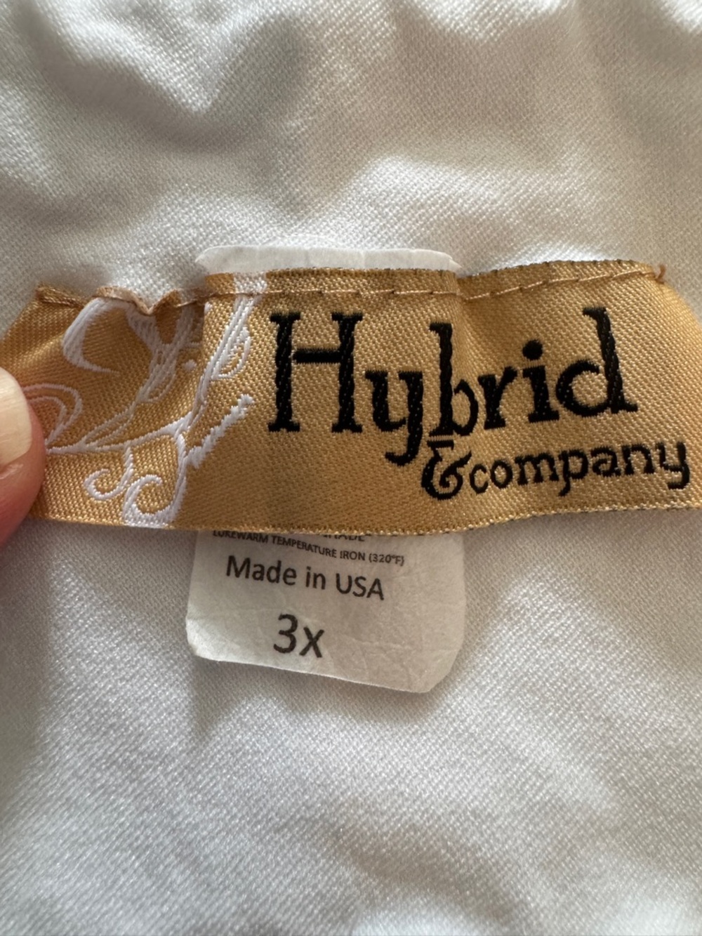 Sale- Sz 2X Hand-Painted Crop Pants White Boho plus size - Picture 9 of 13